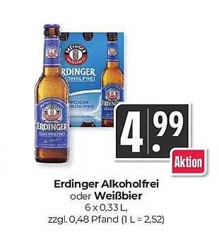 Erdinger Alkoholfrei oder Weißbier