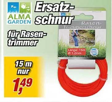 Ersatzschnur für Rasen-Trimmer