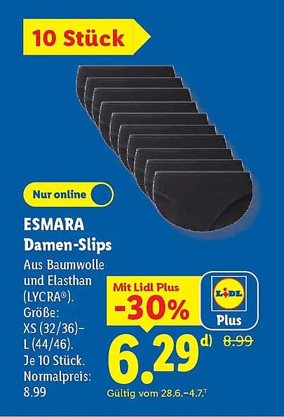ESMARA Damen-Slips