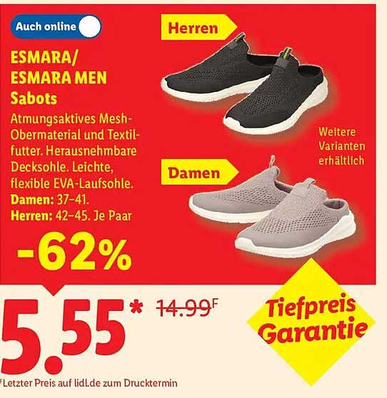 ESMARA/ ESMARA MEN Sabots