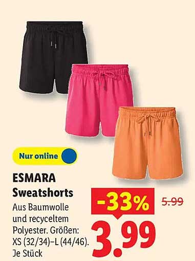 ESMARA Sweatshorts