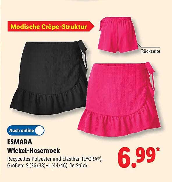 ESMARA Wickel-Hosenrock