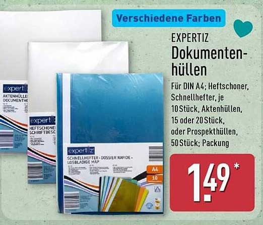 EXPERTIZ Dokumentenhüllen