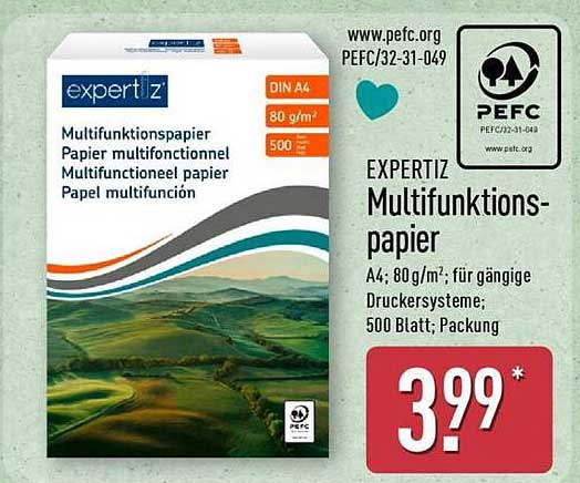 EXPERTIZ Multifunktionspapier