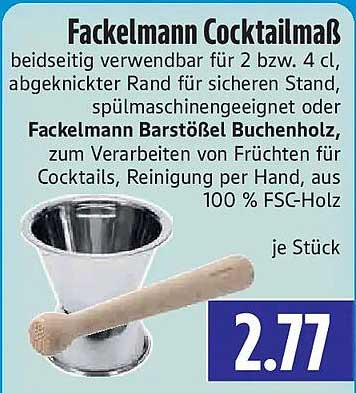 Fackelmann Cocktailmaß