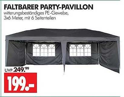 FALTBARER PARTY-PAVILLON