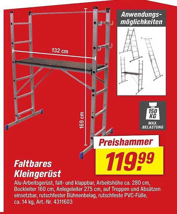 Faltbares Kleingerüst