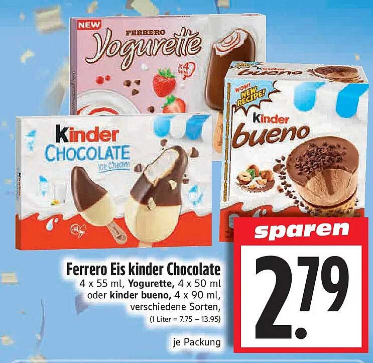 Ferrero Eis kinder Chocolate