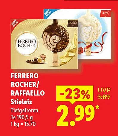 FERRERO ROCHER/RAFFAELLO Stieleis
