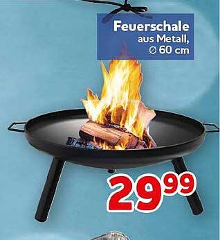 Feuerschale aus Metall, Ø 60 cm