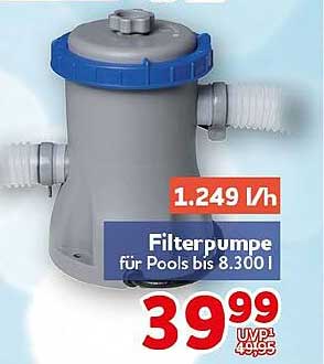 Filterpumpe für Pools bis 8.300 l
