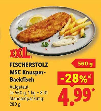 FISCHERSTOLZ MSC Knusper-Backfisch
