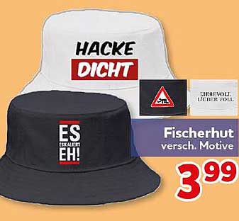Fischhut versch. Motive