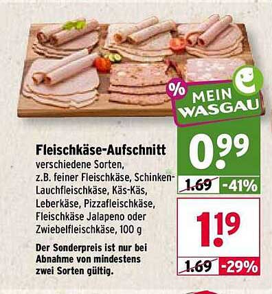 Fleischkäse-Aufschnitt