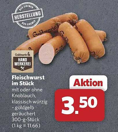 Fleischwurst im Stück