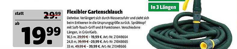 Flexibler Gartenschlauch