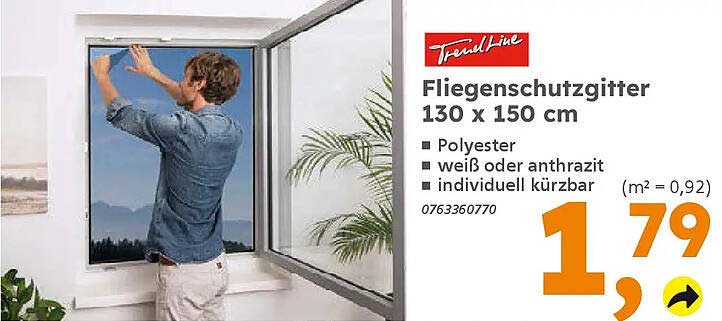 Fliegengitter 130 x 150 cm
