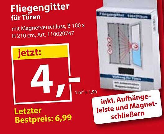 Fliegengitter für Türen