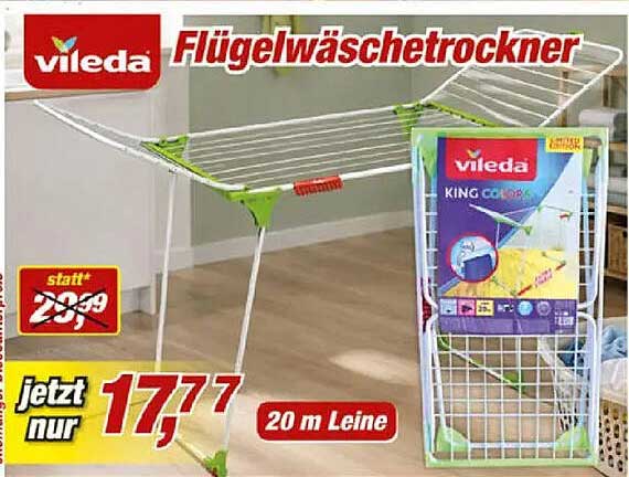 Flügelwäschetrockner