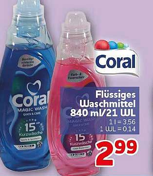 Flüssiges Waschmittel 840 ml/21 UL