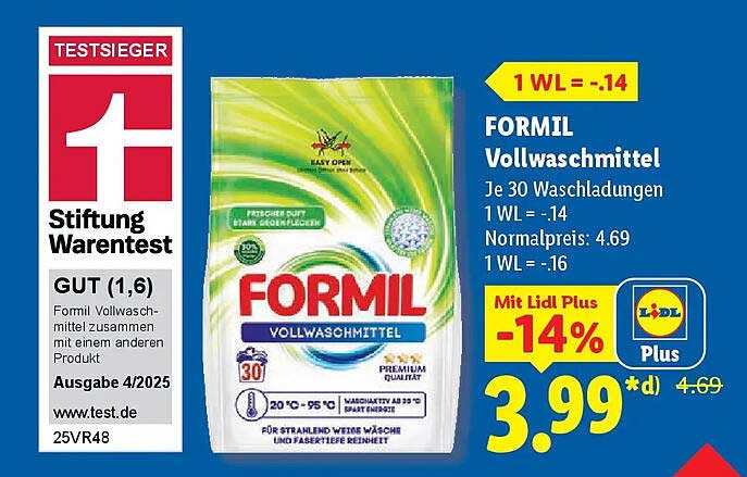 FORMIL Vollwaschmittel