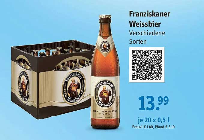 Franziskaner Weissbier Verschiedene Sorten