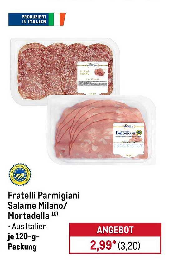 Fratelli Parmigiani Salame Milano/ Mortadella