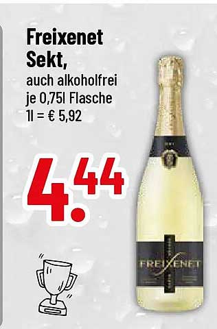 Freixenet Sekt, auch alkoholfrei je 0,75l Flasche 1l = € 5,92