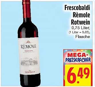 Frescobaldi Rèmole Rotwein