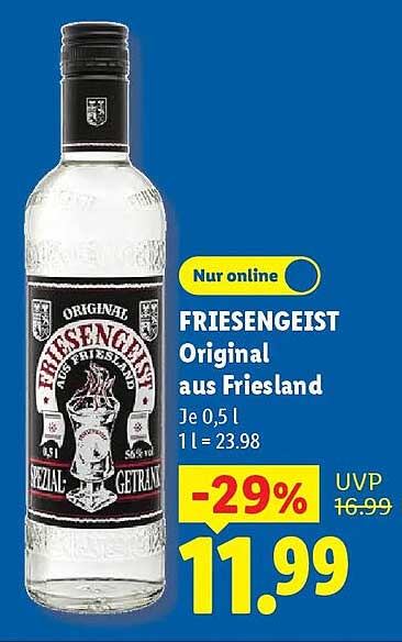 FRIESENGEIST Original aus Friesland