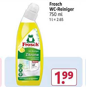 Frosch WC-Reiniger 750 ml 1 l = 2,65