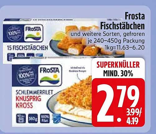 Frosta Fischstäbchen