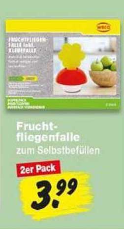 Fruchtfliegenfalle zum Selbstbefüllen