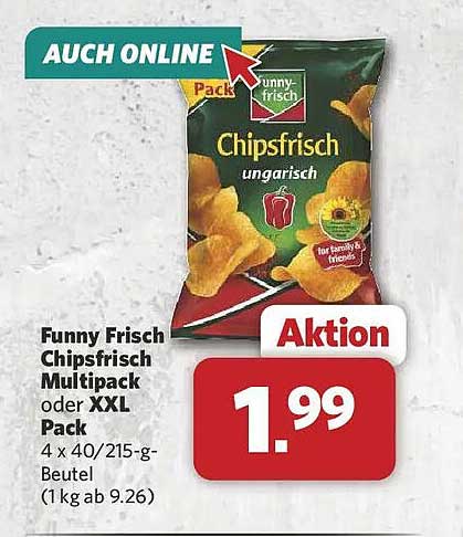 Funny Frisch Chipsfrisch Multipack oder XXL Pack