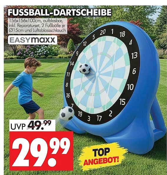 FUSSBALL-DARTSCHEIBE