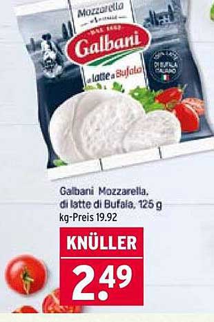 Galbani Mozzarella, di latte di Bufala, 125 g