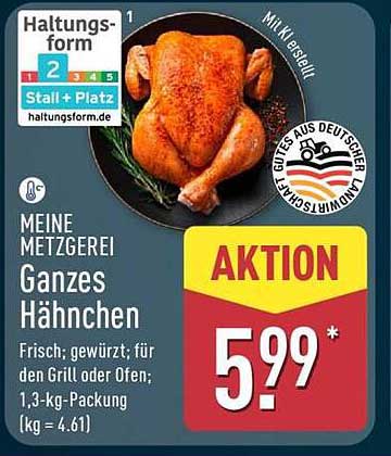 Ganzes Hähnchen