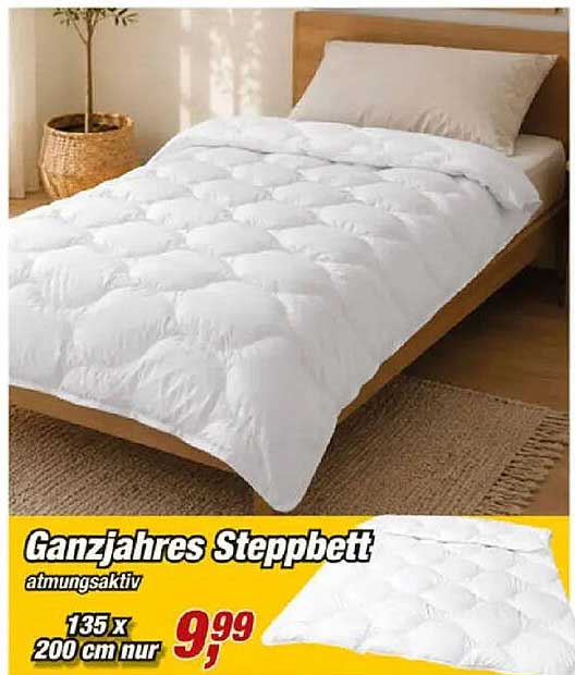 Ganzjahres Steppbett