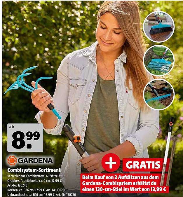 GARDENA Combisystem-Sortiment
