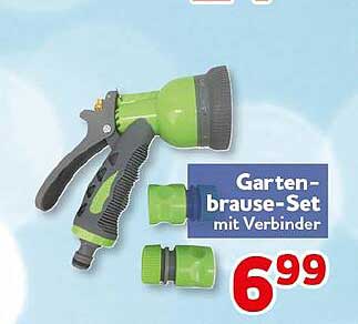 Garten-brause-Set mit Verbinder