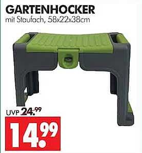 GARTENHOCKER mit Stauraum, 58x22x38cm