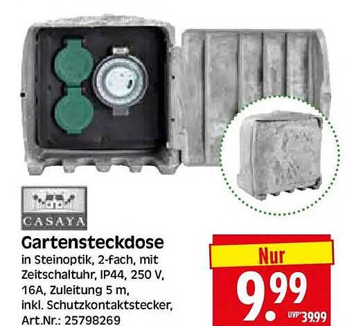 Gartensteckdose