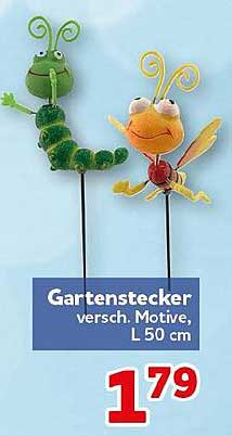 Gartenstecker versch. Motive, L 50 cm