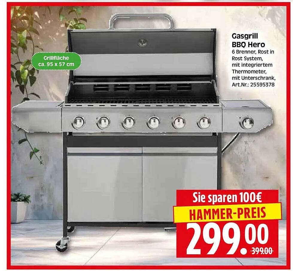 Gasgrill BBQ Hero