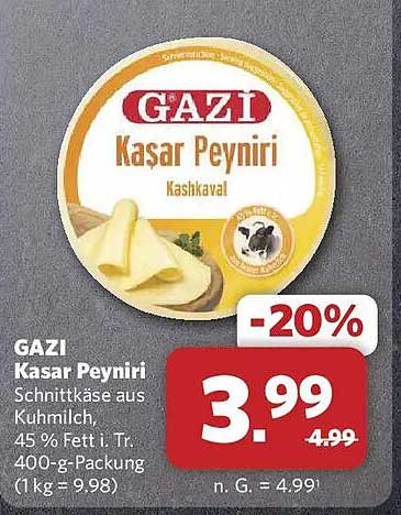 GAZI Kaşar Peyniri
