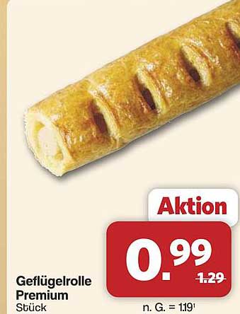 Geflügelrolle Premium Stück