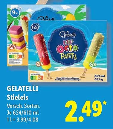 GELATELLI Stieleis