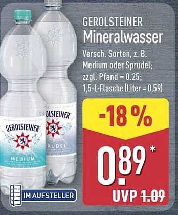 GEROLSTEINER Mineralwasser