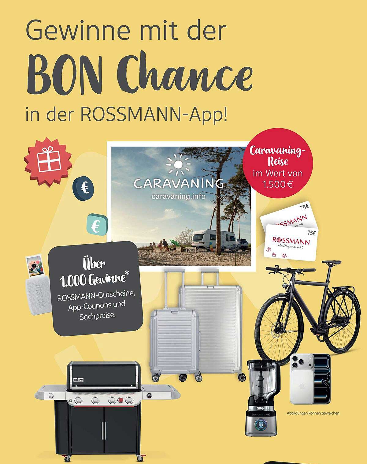 Gewinne mit der BON Chance in der ROSSMANN-App!