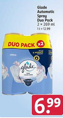 Glade Automatic Spray Duo Pack 2 x 269 ml 1 l = 12.99